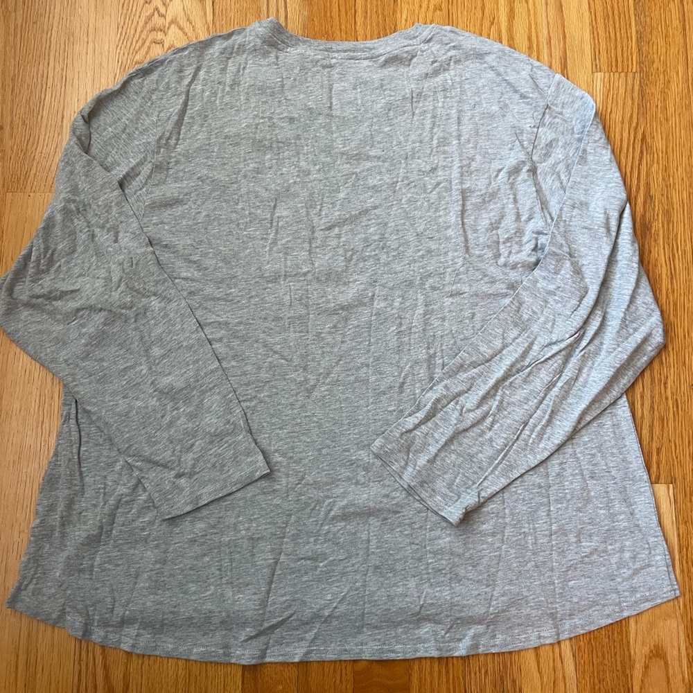 Pro Edge Gray Georgia Bulldogs Long Sleeve Tee - Picture 5 of 8